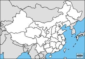 빈 지도 China