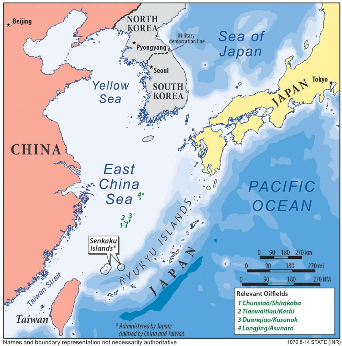 지도의 동중국해