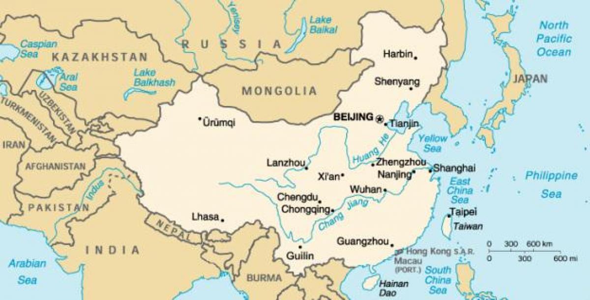 고대 중국의 지도