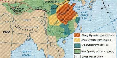 고대 중국의 지리 지도